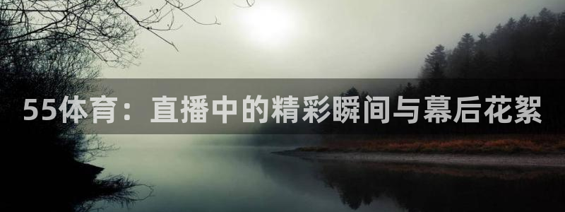 55体育：直播中的精彩瞬间与幕后花絮