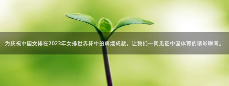 为庆祝中国女排在2023年女排世界杯中的辉煌成就，让我们一同见证中国体育的精彩瞬间。