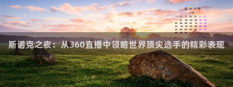 斯诺克之夜：从360直播中领略世界顶尖选手的精彩表现