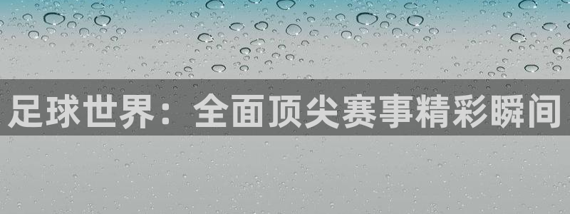 足球世界：全面顶尖赛事精彩瞬间